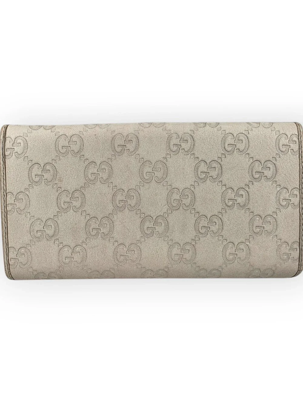 Gucci Guccissima Bow Signature Wallet Ivory - Picture 5 of 16
